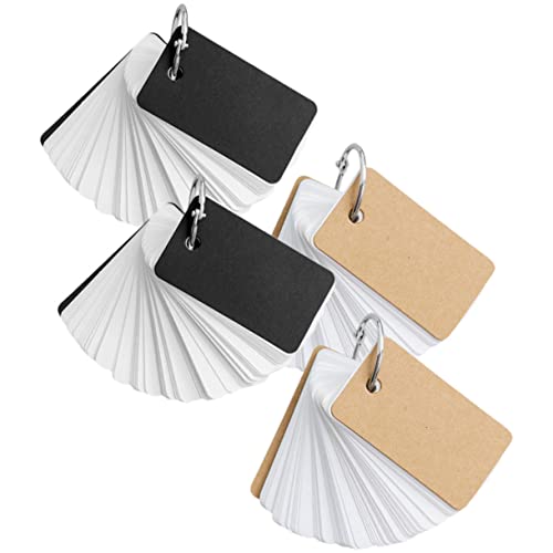 Gadpiparty 4 Stück Teiliges Blanko Karteikarten mit Ring Praktische Notizkarten für Diy Lernen und Organisieren Tragbar für Reisen und Kraftpapier Gadpiparty 4 Stück Teiliges Blanko Karteikarten mit Ring Praktische Notizkarten für Diy Lernen und Organisieren Tragbar für Reisen und Kraftpapier von Gadpiparty