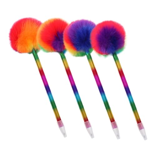 Gadpiparty 4 Stück Teiliges Bunte Fluffy Kugelschreiber für Niedliche Pompom Stifte mit Krone Kreative Schreibutensilien für Schule und Zuhause Schreibwaren für Mädchen Gadpiparty 4 Stück Teiliges Bunte Fluffy Kugelschreiber für Niedliche Pompom Stifte mit Krone Kreative Schreibutensilien für Schule und Zuhause Schreibwaren für Mädchen von Gadpiparty