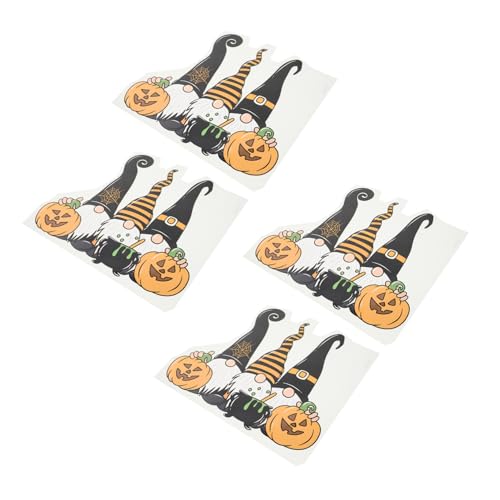Gadpiparty 4 Stück Teiliges Halloween Wärmeübertragungs Aufkleber Bunte Bügelbilder für Kleidung Diy Bügeltransfer Sticker für T Shirts Jacken Taschen Einfach zu Verwenden mit Bügeleisen oder Gadpiparty 4 Stück Teiliges Halloween Wärmeübertragungs Aufkleber Bunte Bügelbilder für Kleidung Diy Bügeltransfer Sticker für T Shirts Jacken Taschen Einfach zu Verwenden mit Bügeleisen oder von Gadpiparty