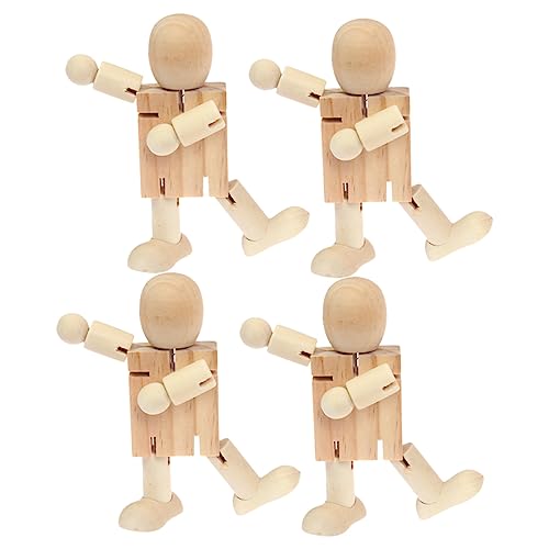 Gadpiparty 4 Stück Teiliges Holzfiguren zum Basteln DIY Graffiti Puppen für Tischdeko Pädagogisches für Hochwertige Holzspielzeuge zum Bemalen für und Kinderzimmer Gadpiparty 4 Stück Teiliges Holzfiguren zum Basteln DIY Graffiti Puppen für Tischdeko Pädagogisches für Hochwertige Holzspielzeuge zum Bemalen für und Kinderzimmer von Gadpiparty
