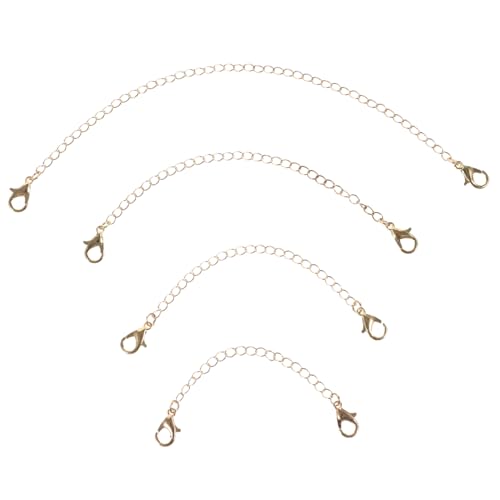 Gadpiparty 4 Stück Teiliges Kettenverlängerungs Karabinerverschlüssen Robuste Kupferverlängerungsketten für DIY Schmuckherstellung Armband Halskettenverlängerung Einfach zu Montieren Gadpiparty 4 Stück Teiliges Kettenverlängerungs Karabinerverschlüssen Robuste Kupferverlängerungsketten für DIY Schmuckherstellung Armband Halskettenverlängerung Einfach zu Montieren von Gadpiparty