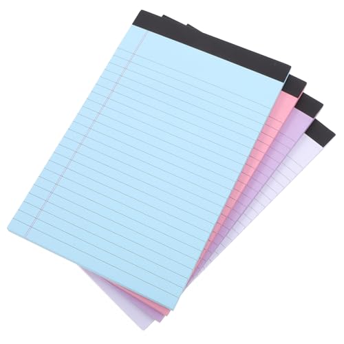 Gadpiparty 4 Stück Teiliges Kleine Legal Pads Liniert Schreibblöcke Farbig College Ruled Papier für To do listen Memo Home Office Notizblöcke Gadpiparty 4 Stück Teiliges Kleine Legal Pads Liniert Schreibblöcke Farbig College Ruled Papier für To do listen Memo Home Office Notizblöcke von Gadpiparty