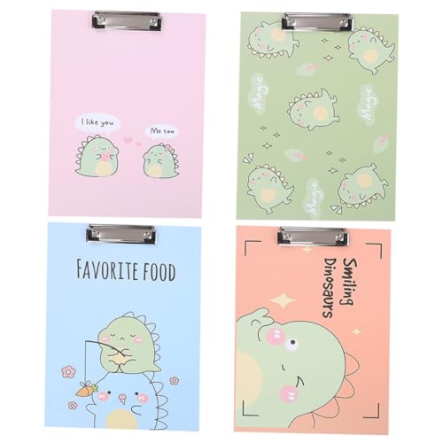 Gadpiparty 4 Stück Teiliges Klemmbrett mit Cartoon motiv Stabilem Hartfaser papierhalter Multifunktionale Dokumentenmappe für Schule und Büro in Blau Grün Orange Gadpiparty 4 Stück Teiliges Klemmbrett mit Cartoon motiv Stabilem Hartfaser papierhalter Multifunktionale Dokumentenmappe für Schule und Büro in Blau Grün Orange von Gadpiparty