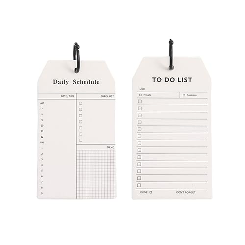 Gadpiparty 4 Stück Teiliges Ringbuch Planer für Büro und Studium Tragbarer Notizblock mit To Do Liste und Tagesplan für Organisation und Produktivität Gadpiparty 4 Stück Teiliges Ringbuch Planer für Büro und Studium Tragbarer Notizblock mit To Do Liste und Tagesplan für Organisation und Produktivität von Gadpiparty