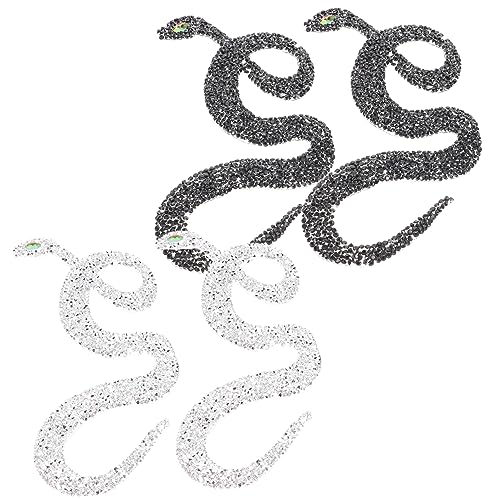 Gadpiparty 4 Stück Teiliges Schlangenförmiges Applikations Patch Strass für DIY Bekleidung für Hüte Taschen und Home Textilien Langlebig und Hautfreundlich Gadpiparty 4 Stück Teiliges Schlangenförmiges Applikations Patch Strass für DIY Bekleidung für Hüte Taschen und Home Textilien Langlebig und Hautfreundlich von Gadpiparty