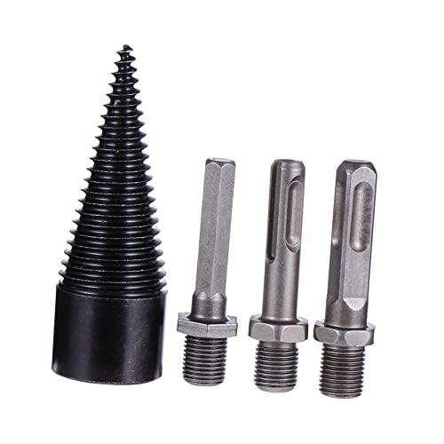 Gadpiparty 4 Stück Teiliges Set Holzspalter Kegelbohrer Schwerer Bohrer für Integrierte Konstruktion Rutschfeste Rillen für Heim und Campingnutzung Gadpiparty 4 Stück Teiliges Set Holzspalter Kegelbohrer Schwerer Bohrer für Integrierte Konstruktion Rutschfeste Rillen für Heim und Campingnutzung von Gadpiparty