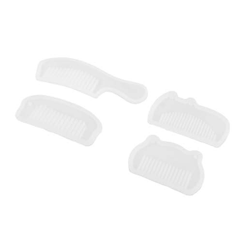 Gadpiparty 4 Stück Teiliges Silikonformen für Epoxidharz Transparente Resin Kamm Gießformen Langlebig Flexibel Einfach zu Entformen für DIY Schmuck und Haarkamm Handwerk Gadpiparty 4 Stück Teiliges Silikonformen für Epoxidharz Transparente Resin Kamm Gießformen Langlebig Flexibel Einfach zu Entformen für DIY Schmuck und Haarkamm Handwerk von Gadpiparty