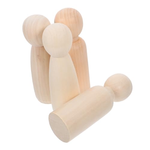 Gadpiparty 4 Stück Teiliges Unvollendeter Holz Peg Dolls zum Basteln DIY Malen und Gestalten von Holzfiguren für Kreative Spielzeuge Fantasie und Feinmotorik Gadpiparty 4 Stück Teiliges Unvollendeter Holz Peg Dolls zum Basteln DIY Malen und Gestalten von Holzfiguren für Kreative Spielzeuge Fantasie und Feinmotorik von Gadpiparty