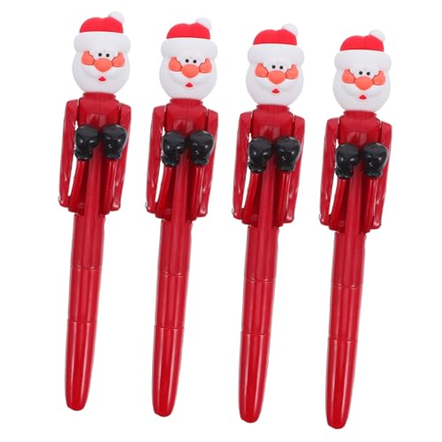 Gadpiparty 4 Stück Teiliges Weihnachts-boxhandschuh-kugelschreiber mit Santa Claus Design Lustige Kawaii Boxing Pens für Schule Büro Glattes Schreiben als Xmas Party Strumpffüller Gadpiparty 4 Stück Teiliges Weihnachts-boxhandschuh-kugelschreiber mit Santa Claus Design Lustige Kawaii Boxing Pens für Schule Büro Glattes Schreiben als Xmas Party Strumpffüller von Gadpiparty