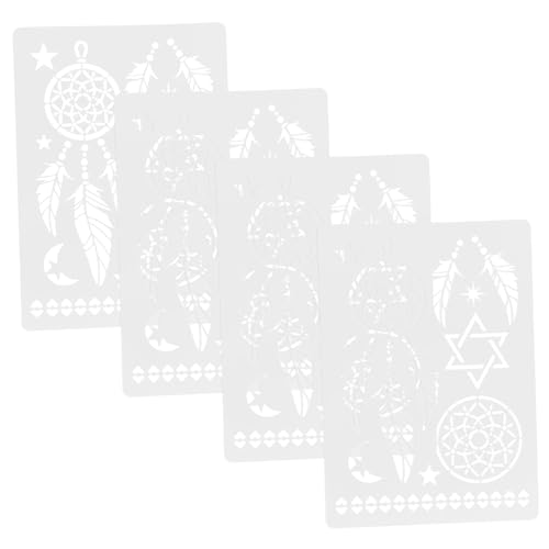 Gadpiparty 4 Stück Teiliges Wiederverwendbare Mandala Schablonen für Wand und Möbelgestaltung Pet Malvorlagen für Diy Projekte für Flächen Wie Wände Holz und Mehr Gadpiparty 4 Stück Teiliges Wiederverwendbare Mandala Schablonen für Wand und Möbelgestaltung Pet Malvorlagen für Diy Projekte für Flächen Wie Wände Holz und Mehr von Gadpiparty