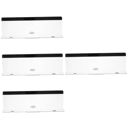 Gadpiparty 4 Stück Überwachen Sie Die Speicherplatine Überwachen Sie Die Klebrige Tafel Schreibtisch-organizer Computer Monitor -memo -karte Planke Nachricht Computermonitor Anzeige Acryl von Gadpiparty