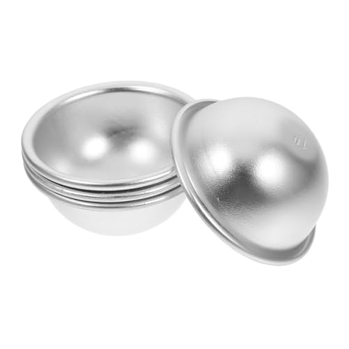 Gadpiparty 4 Stücke Aluminium Halbkugeln Backformen für DIY Badebomben und Kuchen Leichte und Antihaft Silikonform für Desserts und Badeprodukte Gadpiparty 4 Stücke Aluminium Halbkugeln Backformen für DIY Badebomben und Kuchen Leichte und Antihaft Silikonform für Desserts und Badeprodukte von Gadpiparty
