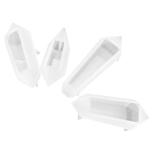 Gadpiparty 4 Stücke Anhängerform Silikonform die Siliziumform Gießformen für Schmuck Harz Gießformen Silikon Anhänger Halskettenform aus Harz Anhänger für Schmuckherstellung Kieselgel Weiß von Gadpiparty