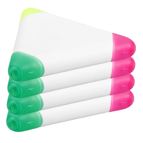 Gadpiparty 4 Stücke Bunte Triangular Textmarker Tragbare Fluoreszierende Marker Kreative Form für Schule und Büro Mehrfarbige Marker für Selbstgemacht Scrapbooking Leicht und Auslaufsicher Gadpiparty 4 Stücke Bunte Triangular Textmarker Tragbare Fluoreszierende Marker Kreative Form für Schule und Büro Mehrfarbige Marker für Selbstgemacht Scrapbooking Leicht und Auslaufsicher von Gadpiparty