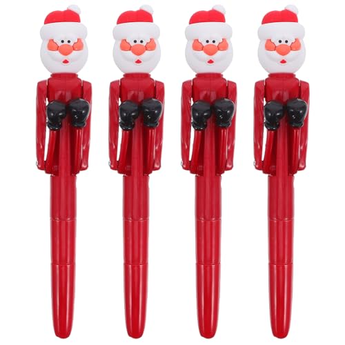 Gadpiparty 4-teiliger Boxstift: Kawaii-Kugelschreiber mit Weihnachtsmann-Motiv – originelles Schreibpapier für Weihnachtsfeier-Dekorationen, Feiertags-Schreibwaren Gadpiparty 4-teiliger Boxstift: Kawaii-Kugelschreiber mit Weihnachtsmann-Motiv – originelles Schreibpapier für Weihnachtsfeier-Dekorationen, Feiertags-Schreibwaren von Gadpiparty