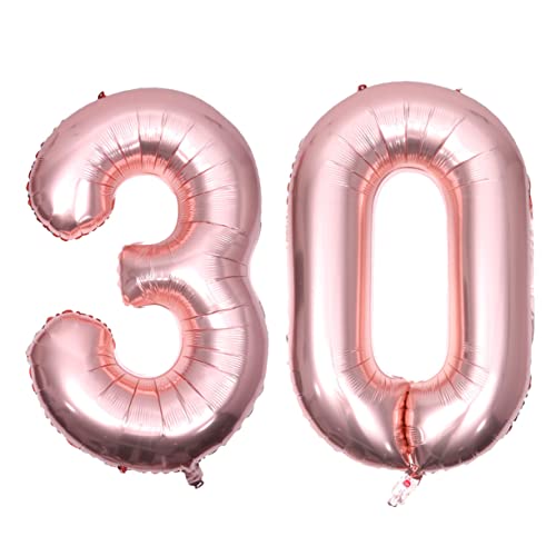 Gadpiparty 40 30 Geburtstagsballons Für Erwachsene Zahlenballons Aus Aluminium 19 Ballon Partyballons Partyballon Für Erwachsene Partydekorationsballon Hochzeitsfotos Nachgeahmte Schönheit von Gadpiparty