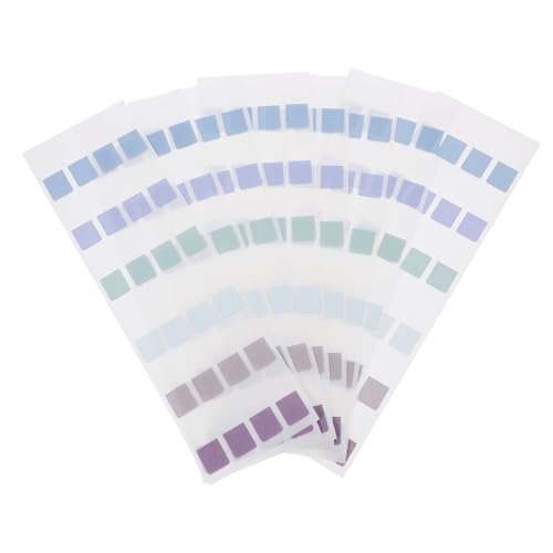 Gadpiparty 40 Blatt Haftnotizen Selbstklebende Index Tabs Beschriftbare Buchmarkierungen für Notizen Dokumente und Bürobedarf Praktische und Auffällige Farbmarkierungen für Zuhause Büro von Gadpiparty