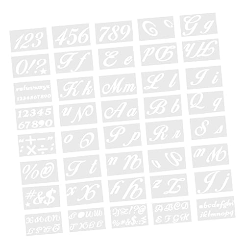 Gadpiparty 40 Stück Diy Malvorlagen Wiederverwendbare Schablonen für Buchstaben und Zahlen für Kunstprojekte und Bastelarbeiten Gadpiparty 40 Stück Diy Malvorlagen Wiederverwendbare Schablonen für Buchstaben und Zahlen für Kunstprojekte und Bastelarbeiten von Gadpiparty