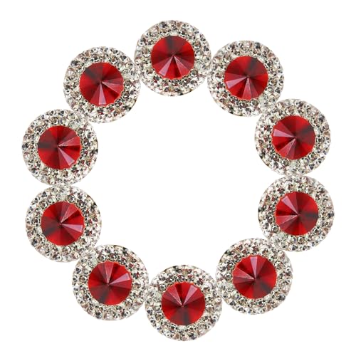 Gadpiparty 40 Stück Funkelndes Bastelset mit Runden und Flachen Strasssteinen für Schmuck Haaraccessoires und Nagelkunst von Gadpiparty