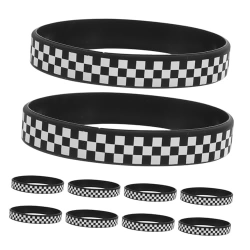 Gadpiparty 40 Stück Karierte Armbänder Schwarz Weiß Karierte Silikonarmbänder – Gummiarmbänder Mit Rennthema Für Geburtstagspartys Gastgeschenke Festivalzubehör Gadpiparty 40 Stück Karierte Armbänder Schwarz Weiß Karierte Silikonarmbänder – Gummiarmbänder Mit Rennthema Für Geburtstagspartys Gastgeschenke Festivalzubehör von Gadpiparty