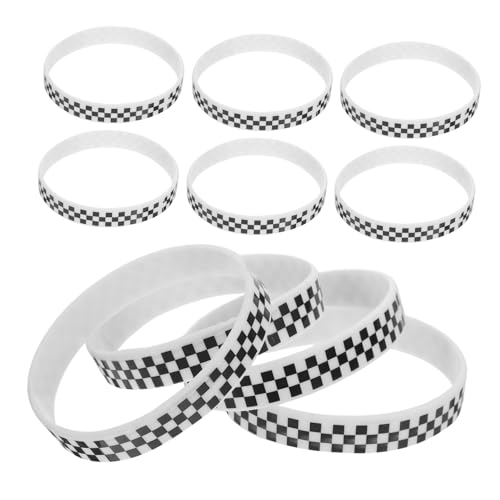 Gadpiparty 40 Stück Karierte Armbänder Schwarz Weiß Karierte Silikonarmbänder – Gummiarmbänder Mit Rennthema Für Geburtstagspartys Gastgeschenke Festivalzubehör Gadpiparty 40 Stück Karierte Armbänder Schwarz Weiß Karierte Silikonarmbänder – Gummiarmbänder Mit Rennthema Für Geburtstagspartys Gastgeschenke Festivalzubehör von Gadpiparty