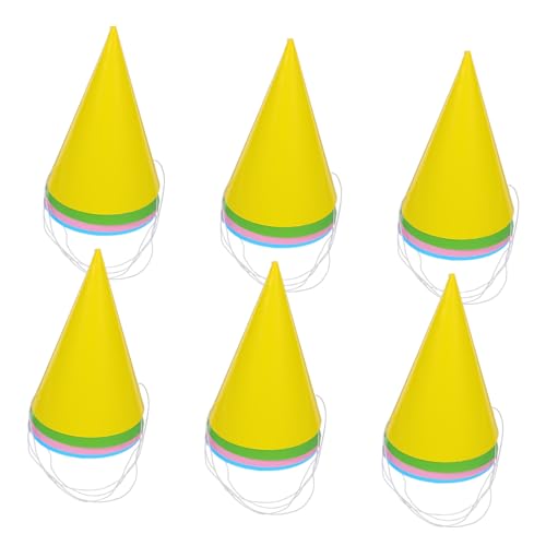 Gadpiparty 40 Stück Kindergeburtstag Partyhüte Einfarbig Papier Hüte Leicht Für Jungen Mädchen Partydeko Geburtstagsfeier Kostüme Festliche Anlässe von Gadpiparty