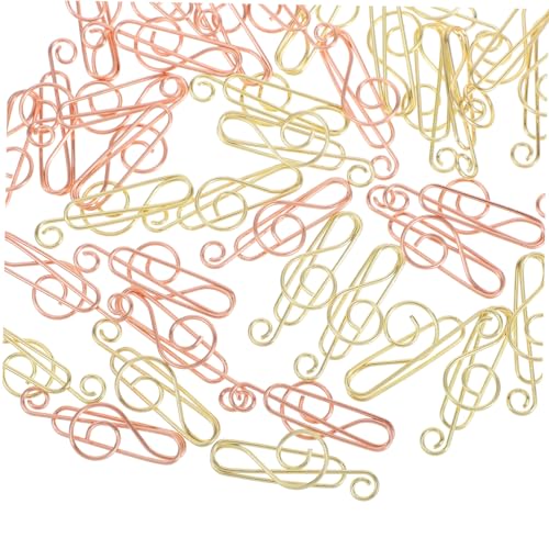 Gadpiparty 40 Stück Musiknoten Papierclips Mini Metall Lesezeichen Niedliche Büroklammern für Dokumente für Schule und Persönliche Nutzung Langlebig und Gadpiparty 40 Stück Musiknoten Papierclips Mini Metall Lesezeichen Niedliche Büroklammern für Dokumente für Schule und Persönliche Nutzung Langlebig und von Gadpiparty