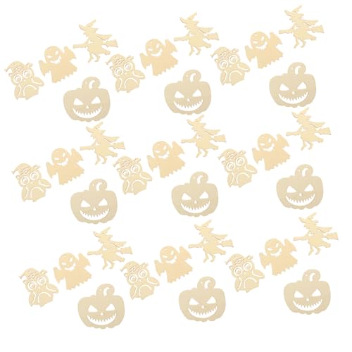 Gadpiparty 40 Stück Teiliges Halloween Holzdeko aus Robusten Holzscheiben mit Kürbis Geist Hexe und Eule DIY Bastelset für Kreative Hängeschmuckgestaltung Glatte Oberfläche Kindgerecht und Gadpiparty 40 Stück Teiliges Halloween Holzdeko aus Robusten Holzscheiben mit Kürbis Geist Hexe und Eule DIY Bastelset für Kreative Hängeschmuckgestaltung Glatte Oberfläche Kindgerecht und von Gadpiparty