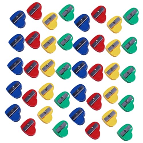 Gadpiparty 40 Stück Teiliges Herz Spitzdosen für Manueller Handspitzer aus Robustem Abs Material und Sicher als für Grundschüler Gemischt Gadpiparty 40 Stück Teiliges Herz Spitzdosen für Manueller Handspitzer aus Robustem Abs Material und Sicher als für Grundschüler Gemischt von Gadpiparty