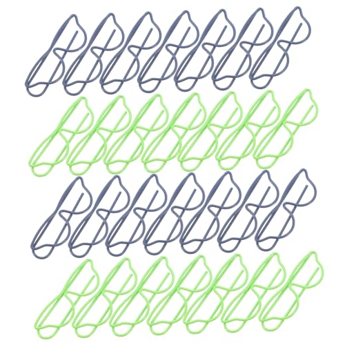 Gadpiparty 40 Stück Teiliges Metallklammern in Brillenform Wiederverwendbare Büroklammern für Notizbuch und Aktenorganisation Lustige Klemmbrett clips für Schule und Büro Grün schwarz Gadpiparty 40 Stück Teiliges Metallklammern in Brillenform Wiederverwendbare Büroklammern für Notizbuch und Aktenorganisation Lustige Klemmbrett clips für Schule und Büro Grün schwarz von Gadpiparty