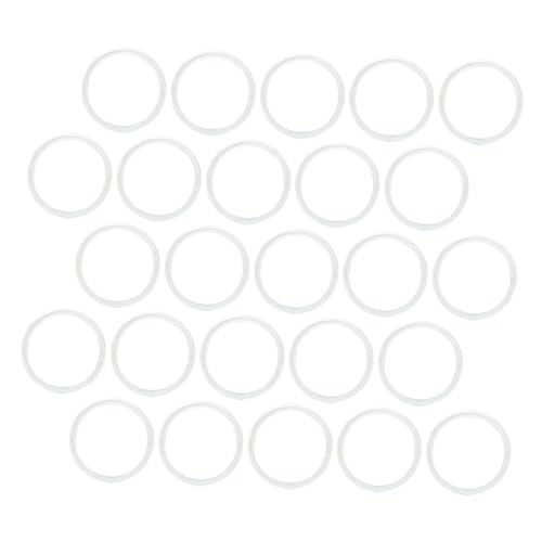 Gadpiparty 40 Stück Transparente Discbound Erweiterungsscheiben für Notizbücher Praktische Binder Ringe für Planner Scrapbooking und Diy Projekte Langlebige Bindescheiben von Gadpiparty