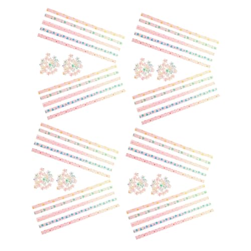 Gadpiparty 400 Stück Origami Papierstreifen für Sterne DIY Bastelpapier Streifen Perlmuttfarben Papier für Dekorationen und für Jugendliche und von Gadpiparty