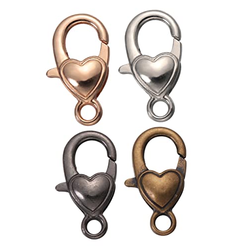 Gadpiparty 40Stücke Herzform Karabinerhaken Legierungsverschluss Für DIY Schlüsselanhänger Und Schmuckherstellung Gemischt Für Taschen Und Armbänder Gadpiparty 40Stücke Herzform Karabinerhaken Legierungsverschluss Für DIY Schlüsselanhänger Und Schmuckherstellung Gemischt Für Taschen Und Armbänder von Gadpiparty