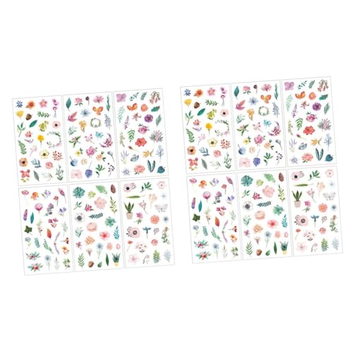 Gadpiparty 48 Blatt Dekorative Sticker für Scrapbook und Hand Account Selbstklebende Diy Aufkleber für Journaling Bunte Muster für Kreative Bastelprojekte und Persönliche Planer Gadpiparty 48 Blatt Dekorative Sticker für Scrapbook und Hand Account Selbstklebende Diy Aufkleber für Journaling Bunte Muster für Kreative Bastelprojekte und Persönliche Planer von Gadpiparty