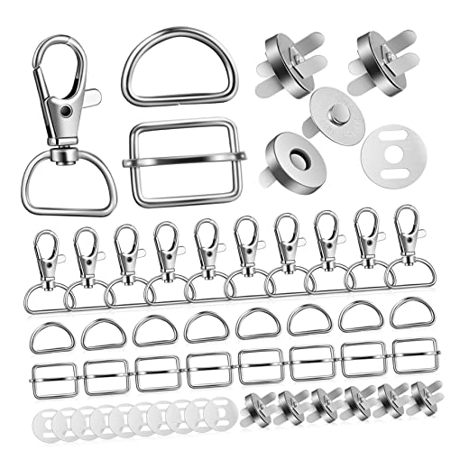 Gadpiparty 48 Stück D Förmige und Drehbare Schnallen Schiebeschnallen und Halbkreisförmige Verschlüsse für Diy Taschen Rucksäcke und Zubehör für Handarbeiten Gadpiparty 48 Stück D Förmige und Drehbare Schnallen Schiebeschnallen und Halbkreisförmige Verschlüsse für Diy Taschen Rucksäcke und Zubehör für Handarbeiten von Gadpiparty