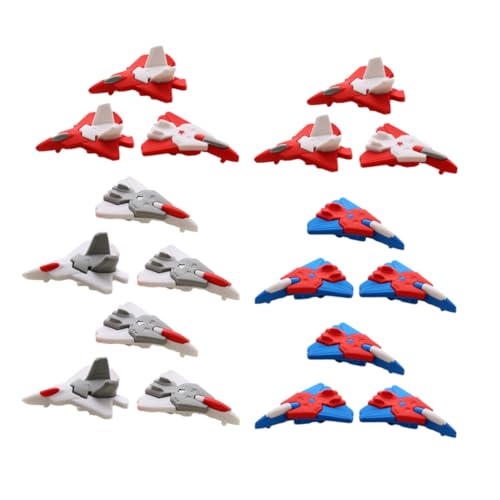 Gadpiparty 48 Stück Teiliges Mini Radiergummis Flugzeug Form Bunte Lernradierer für Schüler Kleines Gewicht Tragbar Lustiges Design für Schule Büro Kindergeburtstag und von Gadpiparty