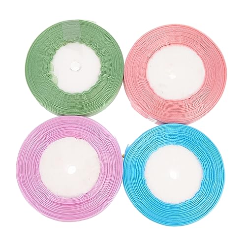 Gadpiparty 4Rollen Geschenkband DIY Dekobänder Breit für Geschenkverpackungen Hochzeiten und Bastelprojekte Transparent Falten Gadpiparty 4Rollen Geschenkband DIY Dekobänder Breit für Geschenkverpackungen Hochzeiten und Bastelprojekte Transparent Falten von Gadpiparty