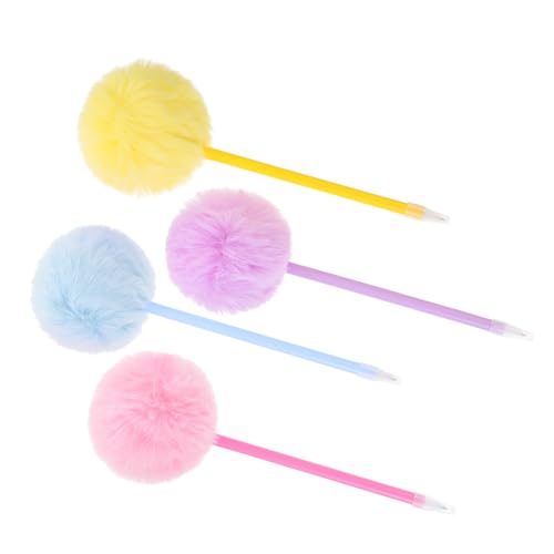 Gadpiparty 4Stücke Dekorativer Pom Pom Kugelschreiber Flauschiger Schreibstift für Schule und Büro Kreative Schreibutensilien für Spaß Gadpiparty 4Stücke Dekorativer Pom Pom Kugelschreiber Flauschiger Schreibstift für Schule und Büro Kreative Schreibutensilien für Spaß von Gadpiparty