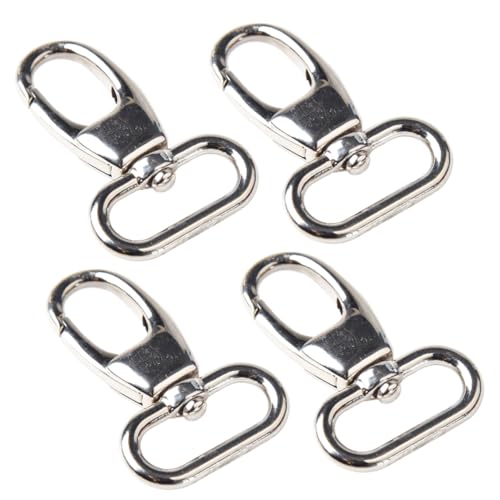 Gadpiparty 4Stücke Karabinerhaken Metallische Taschendrehverschlüsse mit Schnellverschluss für Schultergurte Rucksäcke und Haustierleinen Praktisch für Vielseitige Gadpiparty 4Stücke Karabinerhaken Metallische Taschendrehverschlüsse mit Schnellverschluss für Schultergurte Rucksäcke und Haustierleinen Praktisch für Vielseitige von Gadpiparty