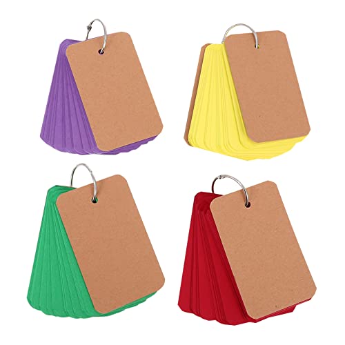 Gadpiparty 4Stücke Mini Schlüsselanhänger Notizblöcke Tragbare Kreative Memo Pads für Schule Büro und Studierende Wiederverwendbar Leicht Abnehmbar von Gadpiparty