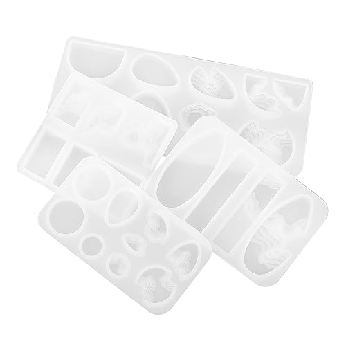 Gadpiparty 4Stücke Silikonformen Für Schmuckanhänger DIY Schmuckschimmel Für Epoxidharz Vielseitige Silikonformen Für Ohrringe Und Anhänger Für Basteln Gadpiparty 4Stücke Silikonformen Für Schmuckanhänger DIY Schmuckschimmel Für Epoxidharz Vielseitige Silikonformen Für Ohrringe Und Anhänger Für Basteln von Gadpiparty