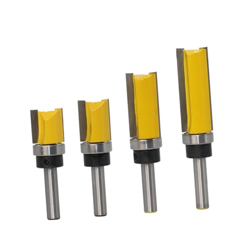 Gadpiparty 4Stücke Teiliges Flush Trim Router Bit Schaft für Präzises Trimmen Besäumen und Hochwertige für Spanplatte Sperrholz Werkzeug Gadpiparty 4Stücke Teiliges Flush Trim Router Bit Schaft für Präzises Trimmen Besäumen und Hochwertige für Spanplatte Sperrholz Werkzeug von Gadpiparty