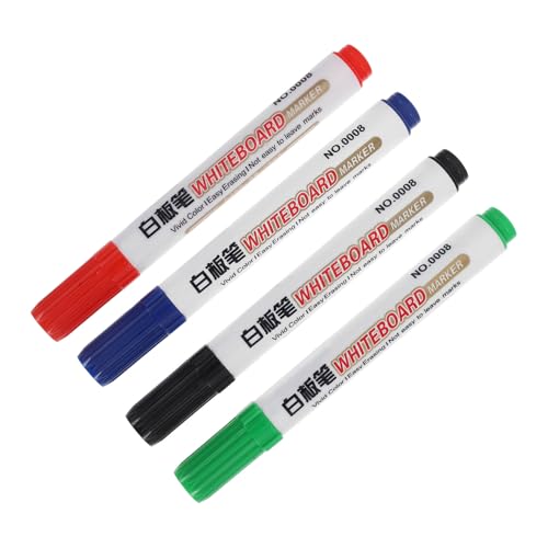 Gadpiparty 4Stücke Trockene Marker für Whiteboard Abwischbare Stifte für Schule Büro Hohe Sichtbarkeit Einfache Löschung für Präsentationen und Unterricht Gadpiparty 4Stücke Trockene Marker für Whiteboard Abwischbare Stifte für Schule Büro Hohe Sichtbarkeit Einfache Löschung für Präsentationen und Unterricht von Gadpiparty