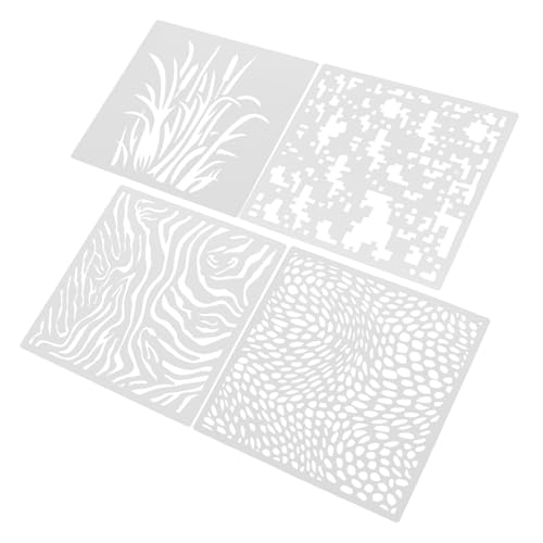 Gadpiparty 4Stücke Wiederverwendbare Schablonen für DIY Projekte für Wandgestaltung Scrapbooking und Kinderzeichnungen Waschbar und Vielseitig Einsetzbar Gadpiparty 4Stücke Wiederverwendbare Schablonen für DIY Projekte für Wandgestaltung Scrapbooking und Kinderzeichnungen Waschbar und Vielseitig Einsetzbar von Gadpiparty
