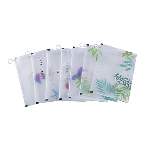 Gadpiparty 4Stücke Zipper Datei Transparente Organizer Für Dokumente Wasserfestes Federmäppchen Für Büro Und Schule Praktische Aufbewahrungslösung Für Unterlagen von Gadpiparty
