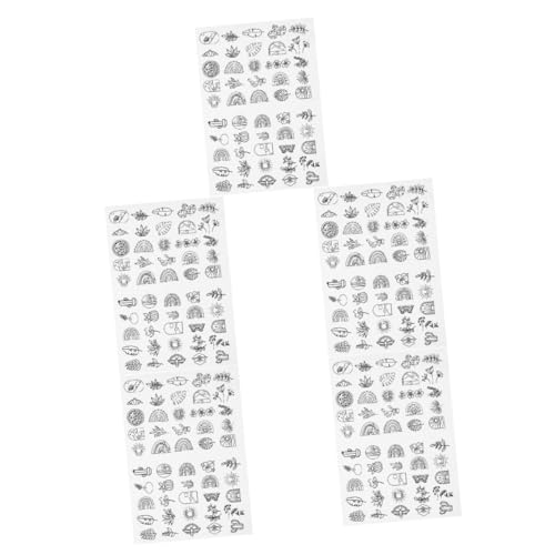 Gadpiparty 5 Blätter Wasserlösliches Stickvlies Selbstklebendes Ausreißbares Stickmaterial für Diy Projekte für Kleidung und Accessoires Wasserlöslich Einfach zu Bedienen für Designs von Gadpiparty