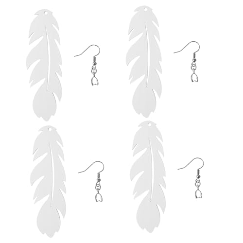 Gadpiparty 5 Paare DIY Ohrringrohlinge für Sublimationsdruck Blanke Doppelseitige Ohrhaken aus Hitzebeständigem Material zum Selbermachen von Einzigartigem Schmuck und Personalisierten Gadpiparty 5 Paare DIY Ohrringrohlinge für Sublimationsdruck Blanke Doppelseitige Ohrhaken aus Hitzebeständigem Material zum Selbermachen von Einzigartigem Schmuck und Personalisierten von Gadpiparty