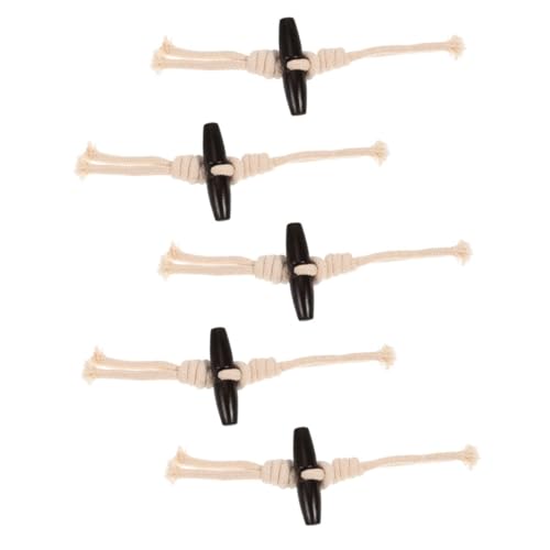 Gadpiparty 5 Paare Holzknöpfe Mantelverschluss Umschaltknöpfe Für Kleidung Nähschnalle Aus Baumwollseil Knöpfe Für Retro-kleidung Umschalttaste Für Kleidung Mantelknöpfe Harz von Gadpiparty