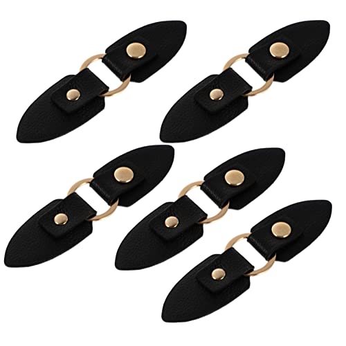 Gadpiparty 5 Paare PU Leder Knebelknöpfe für Mäntel DIY Kleidungsverschlüsse Ersatzknöpfe für Cardigans und Schals für und Nähprojekte Gadpiparty 5 Paare PU Leder Knebelknöpfe für Mäntel DIY Kleidungsverschlüsse Ersatzknöpfe für Cardigans und Schals für und Nähprojekte von Gadpiparty