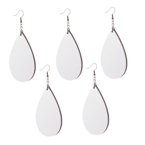 Gadpiparty 5 Paare Sublimations Ohrring für Diy Weihnachts Schmuck Basteln Doppelseitige Wassertröpfchen für Kreative Designs Hautfreundlich und Leicht zu Tragen Gadpiparty 5 Paare Sublimations Ohrring für Diy Weihnachts Schmuck Basteln Doppelseitige Wassertröpfchen für Kreative Designs Hautfreundlich und Leicht zu Tragen von Gadpiparty